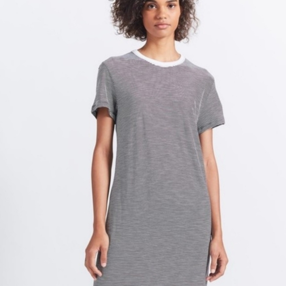 Current/Elliott the Beatnik Striped Maxi T-Shirt Dress